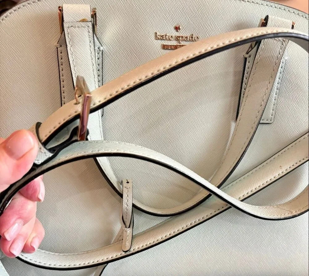KATE SPADE -Cameron Street Small Hayden Convertible Crossbody/Misty Mint Leather